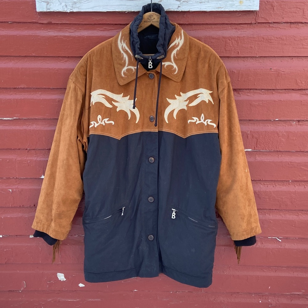 Vintage Bogner Goan Thylmann Western Ski Snowboard Jacket Winter Coat Women's 12 - Picture 10 of 11